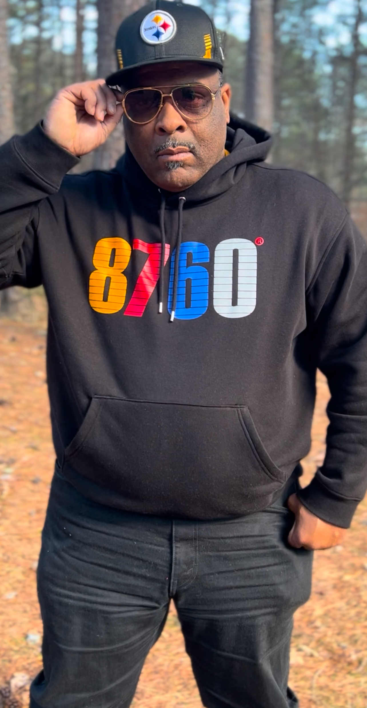 8760 Lines Hoodie - Black/Orange/Red/Blue/White