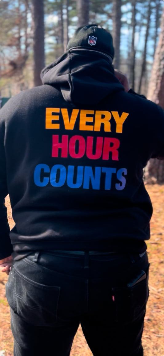 8760 Lines Hoodie - Black/Orange/Red/Blue/White