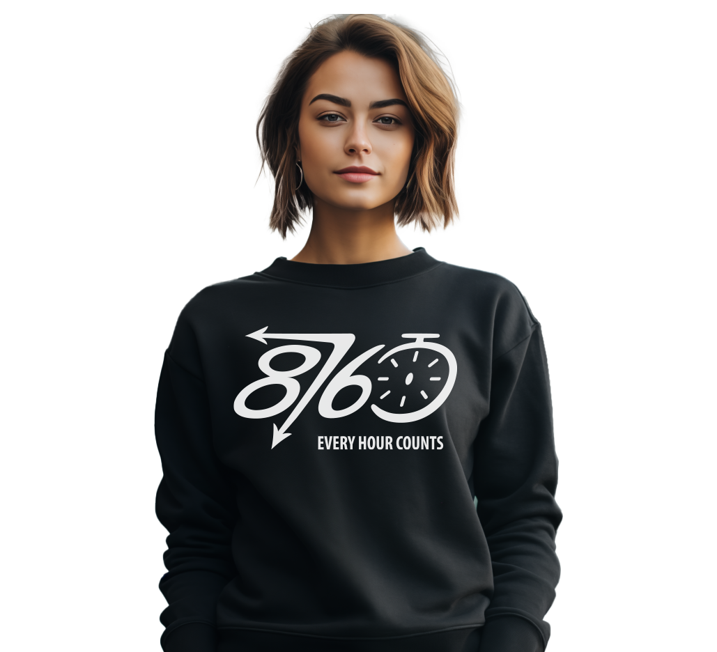 Clock Classic Black Sweatshirt