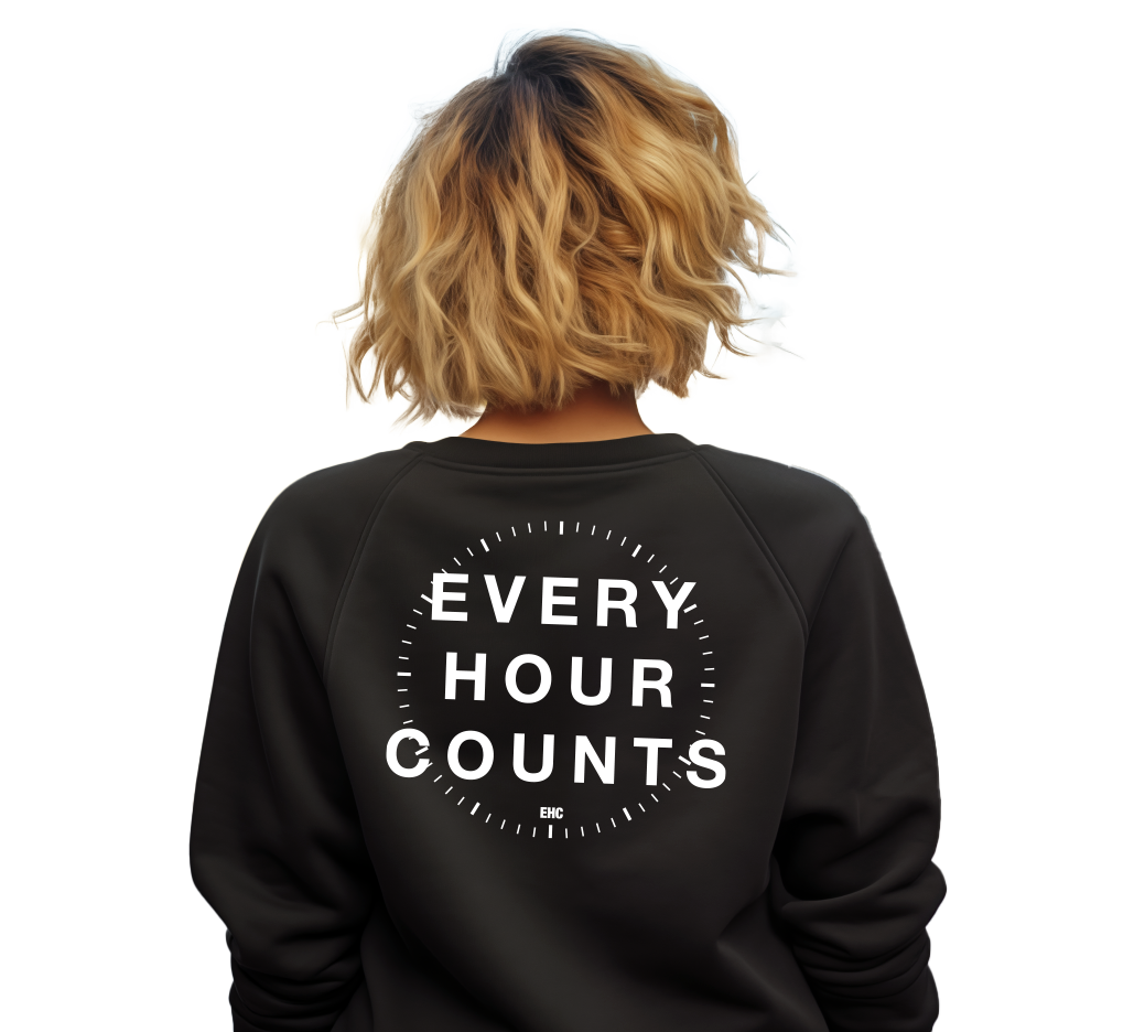 Clock Classic Black Sweatshirt