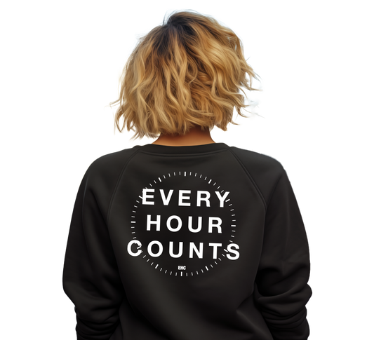 Clock Classic Black Sweatshirt