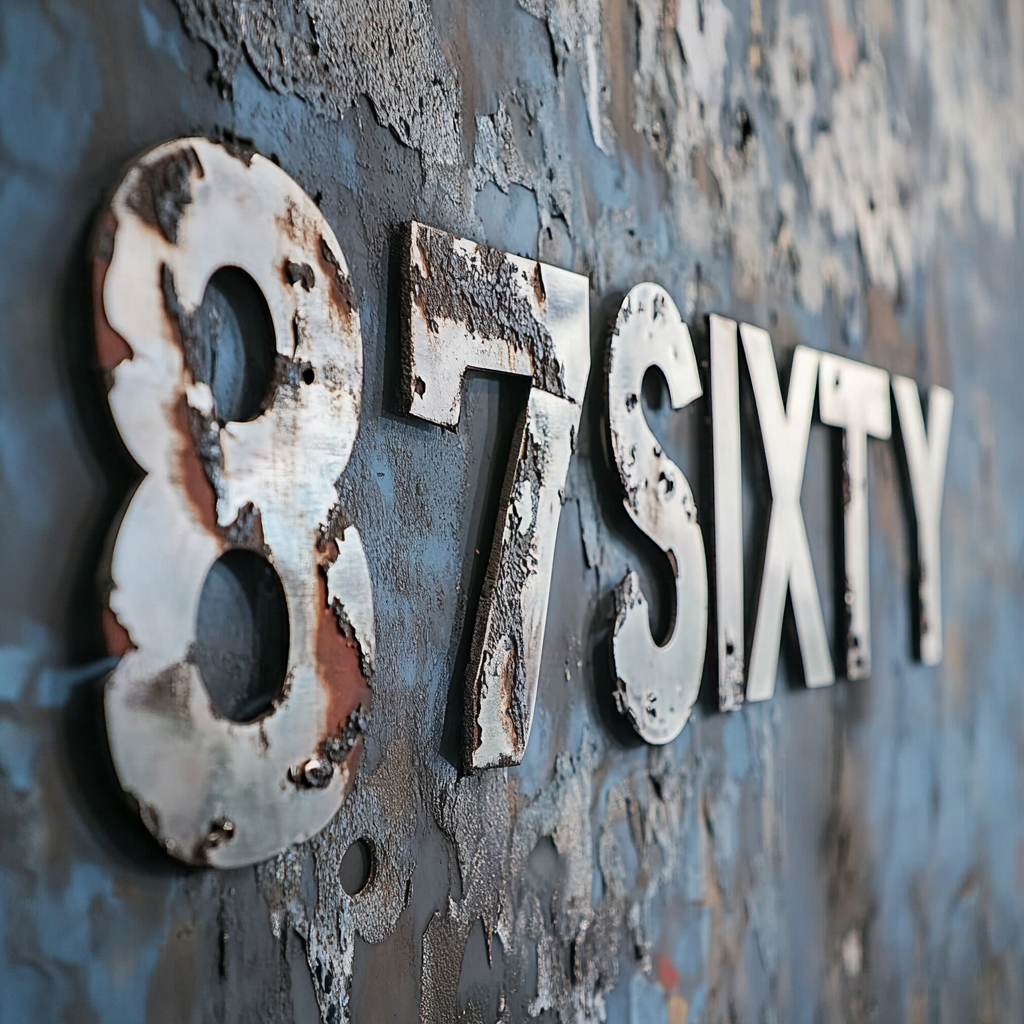 87SIXTY Rusted Metal Stencils