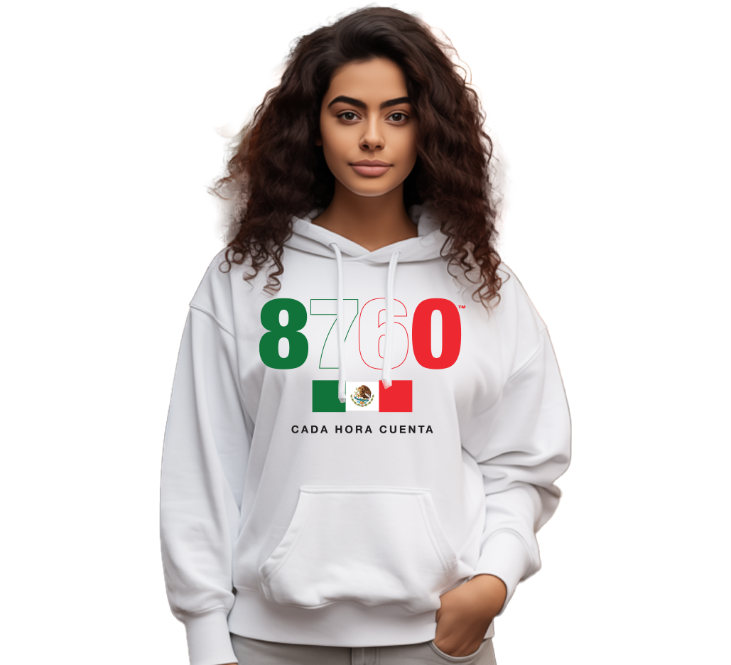 Mexican Tribute White Hoodie