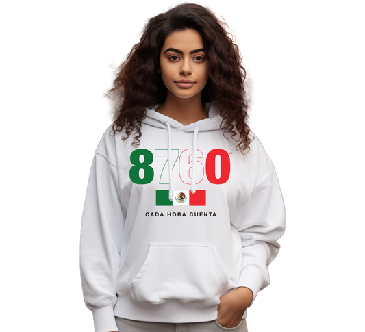 Mexican Tribute White Hoodie